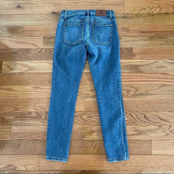 Frye Addie Skinny Denim Jeans Womens 4 Blue Mid-Rise Minimalist Casual Staple - Picture 2 of 14